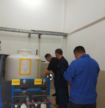 渝北人民醫院污水處理項目現場移交工作順利完成