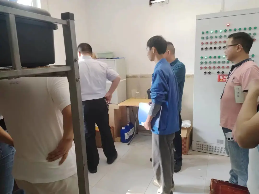 重慶醫科大學附屬大學城醫院污水處理站首次檢查