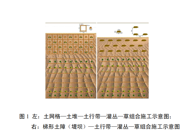 黃土高原溝壑防控組合土障技術