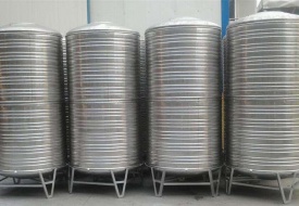 不銹鋼圓柱形保溫水箱