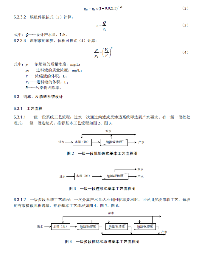 膜分離法污水處理工程技術規范