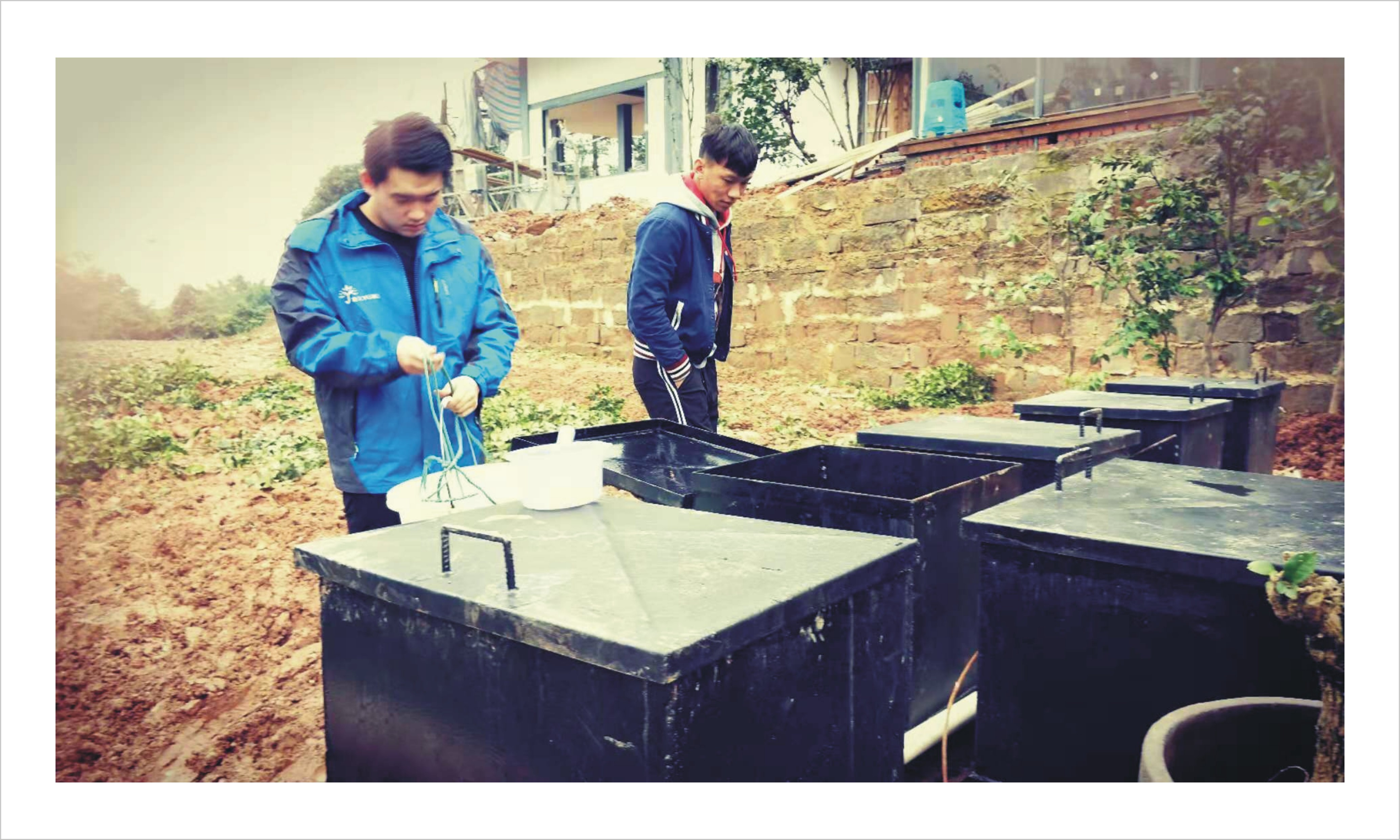 取得重慶隱南叁時旅游開發有限公司生活污水水質監測報告